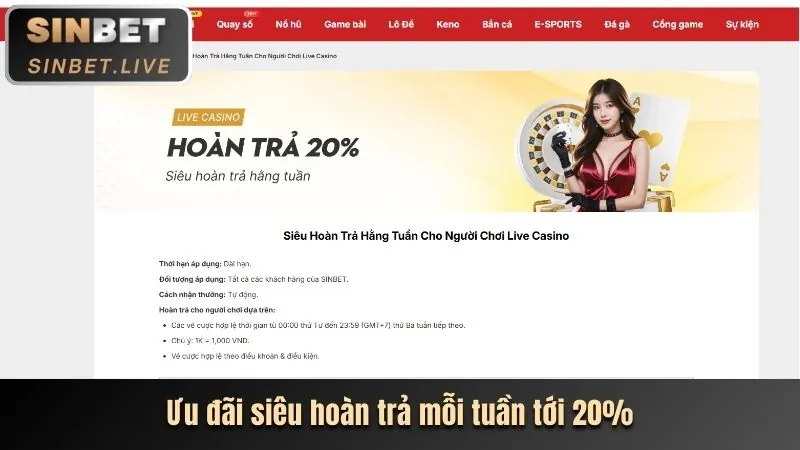 Thưởng Nạp Lại Casino 98win login